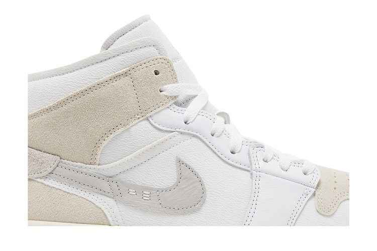Air Jordan 1 Mid SE Craft Tech Grey - Air Jordan Sneaker, Detailansicht 3