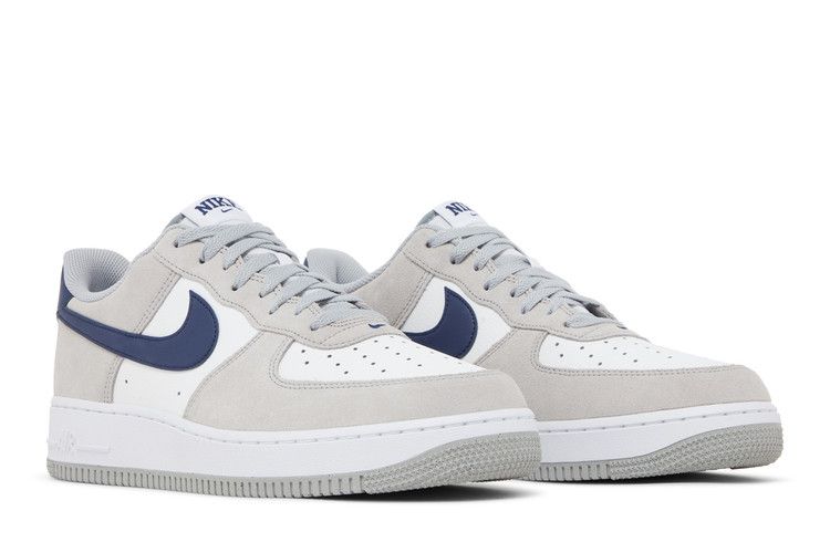 Nike Air Force 1 Low '07 Light Smoke Grey Midnight Navy - Nike Sneaker, Detailansicht 9