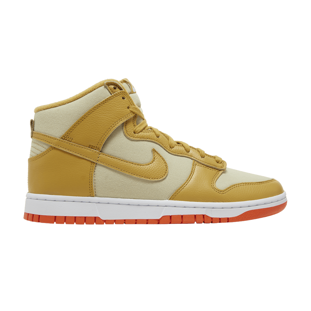 Nike Dunk High Wheat Gold - Nike Sneaker, Detailansicht 2