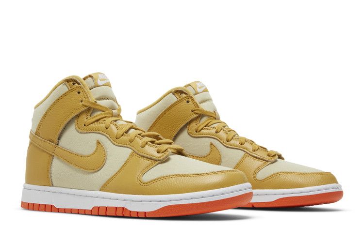 Nike Dunk High Wheat Gold - Nike Sneaker, Detailansicht 10