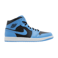 Air Jordan 1 Mid University Blue Black - Air Jordan Sneaker