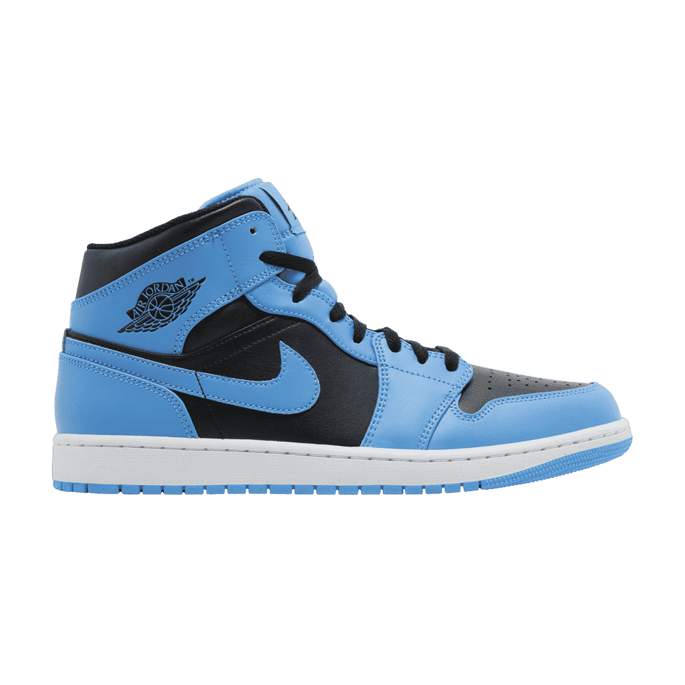 Air Jordan 1 Mid University Blue Black