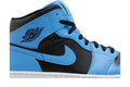 Air Jordan 1 Mid University Blue Black - Air Jordan Sneaker, Detailansicht 3
