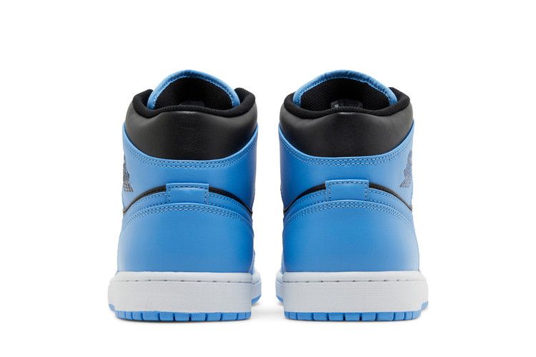 Air Jordan 1 Mid University Blue Black - Air Jordan Sneaker, Detailansicht 7