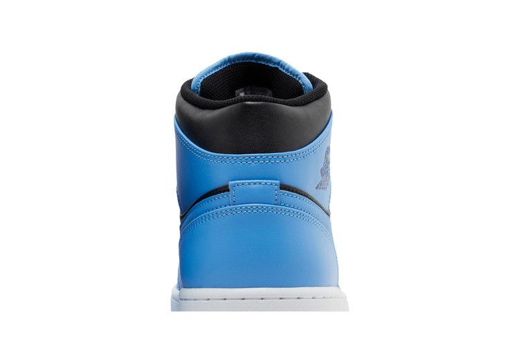 Air Jordan 1 Mid University Blue Black - Air Jordan Sneaker, Detailansicht 8