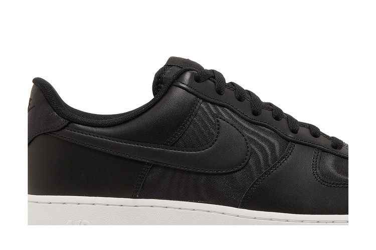 Nike Air Force 1 Low Nylon Black White - Nike Sneaker, Detailansicht 3