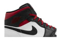 Air Jordan 1 Mid Gym Red Black Toe - Air Jordan Sneaker, Detailansicht 3