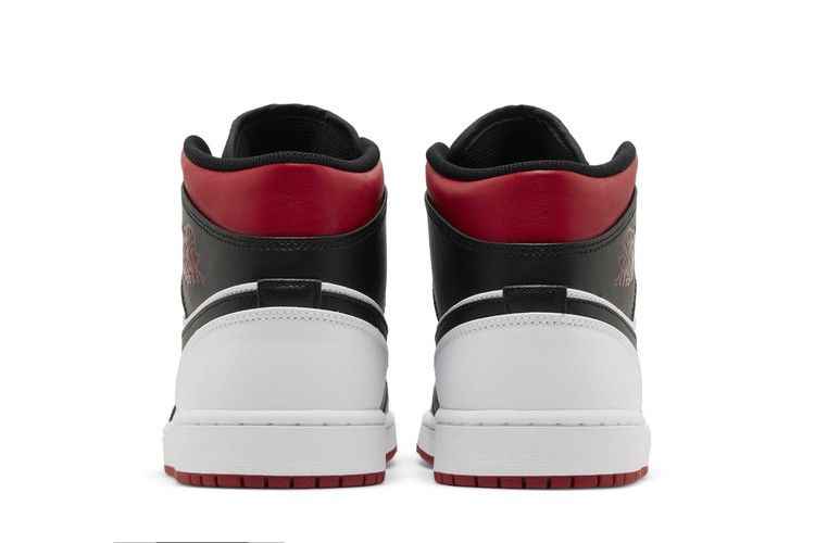 Air Jordan 1 Mid Gym Red Black Toe - Air Jordan Sneaker, Detailansicht 7