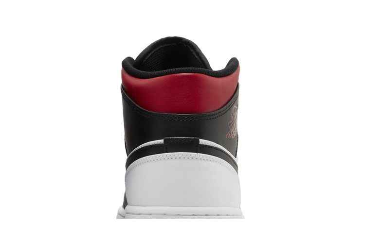 Air Jordan 1 Mid Gym Red Black Toe - Air Jordan Sneaker, Detailansicht 8