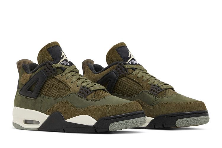 Air Jordan 4 Craft Medium Olive - Air Jordan Sneaker, Detailansicht 9