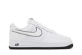 Nike Air Force 1 '07 Low White Black Outline Swoosh - Nike Sneaker, Detailansicht 2