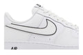 Nike Air Force 1 '07 Low White Black Outline Swoosh - Nike Sneaker, Detailansicht 3