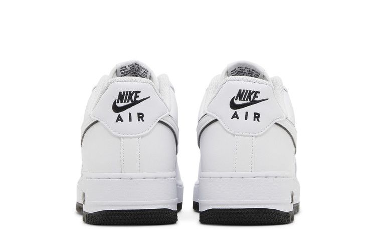 Nike Air Force 1 '07 Low White Black Outline Swoosh - Nike Sneaker, Detailansicht 7