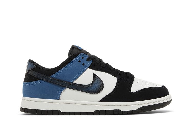 Nike Dunk Low Airbrush - Industrial Blue - Nike Sneaker, Detailansicht 3