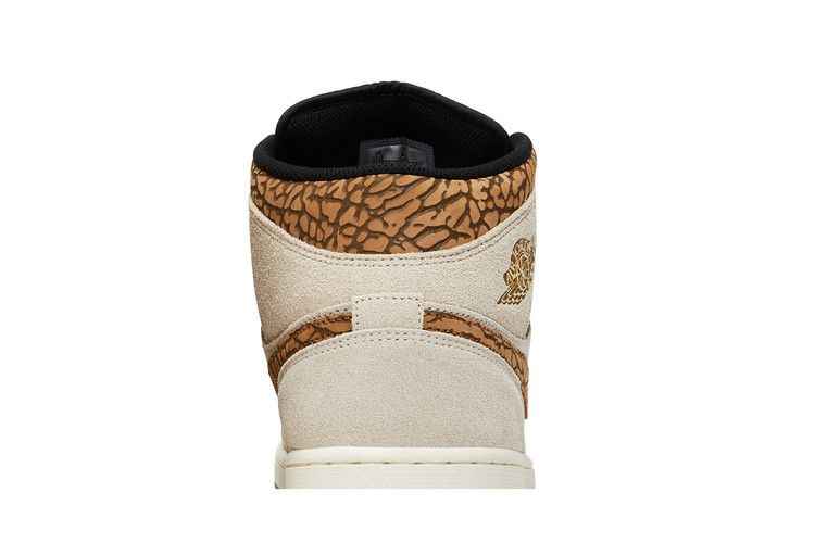 Air Jordan 1 Mid SE Brown Elephant - Air Jordan Sneaker, Detailansicht 8