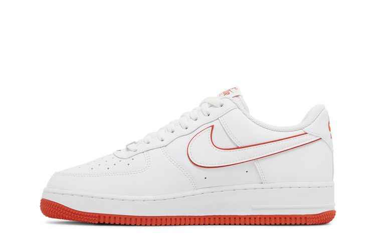 Nike Air Force 1 '07 White Picante Red - Nike Sneaker, Detailansicht 4