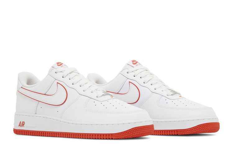 Nike Air Force 1 '07 White Picante Red - Nike Sneaker, Detailansicht 9