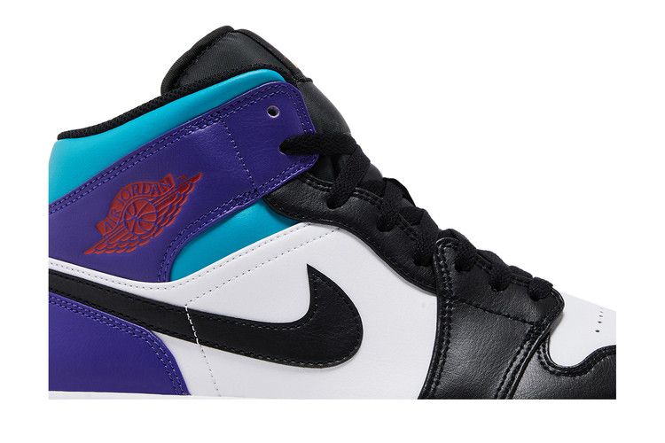 Air Jordan 1 Mid Aqua - Air Jordan Sneaker, Detailansicht 3