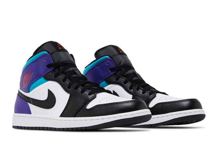 Air Jordan 1 Mid Court Purple Tropical Twist - Air Jordan Sneaker, Detailansicht 9