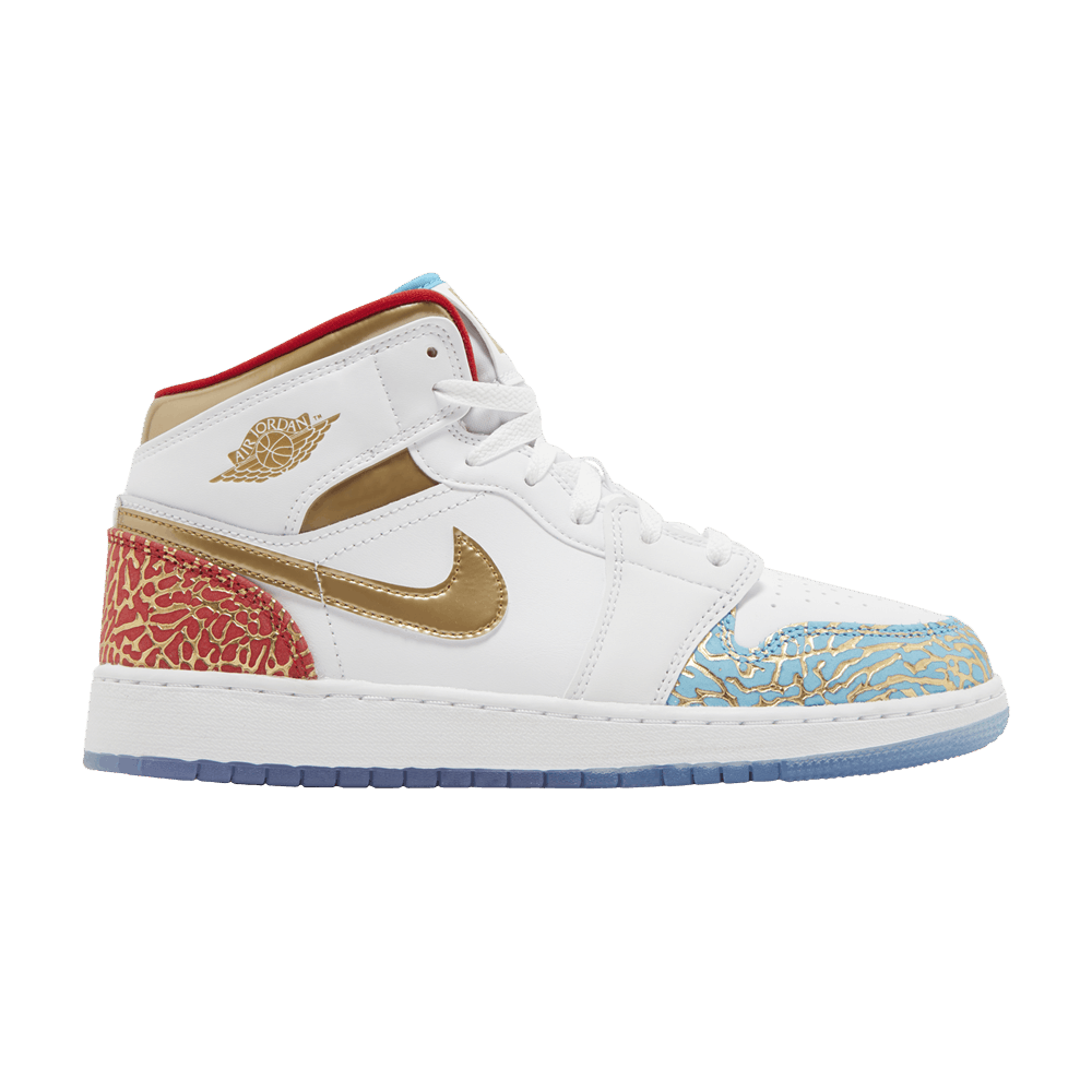 Air Jordan 1 Mid GS NC to Chi - Air Jordan Sneaker
