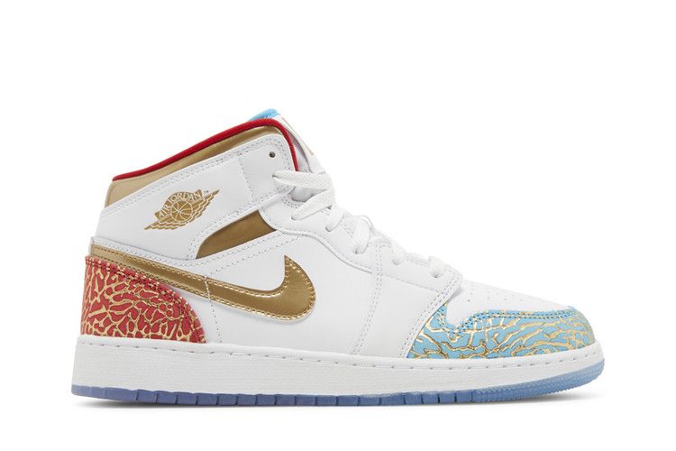 Air Jordan 1 Mid GS NC to Chi - Air Jordan Sneaker