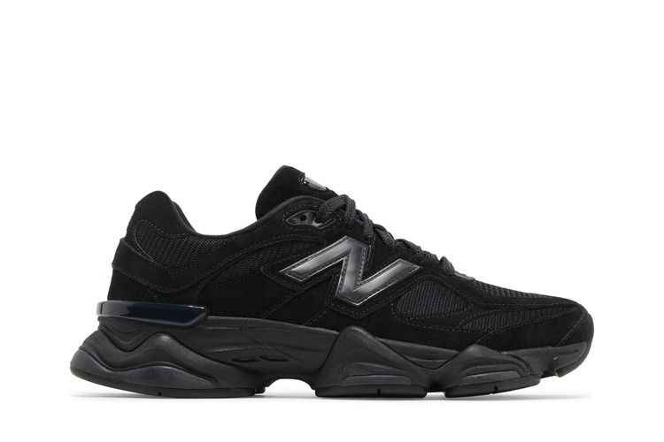 New Balance 9060 Triple Black Suede - New Balance Sneaker