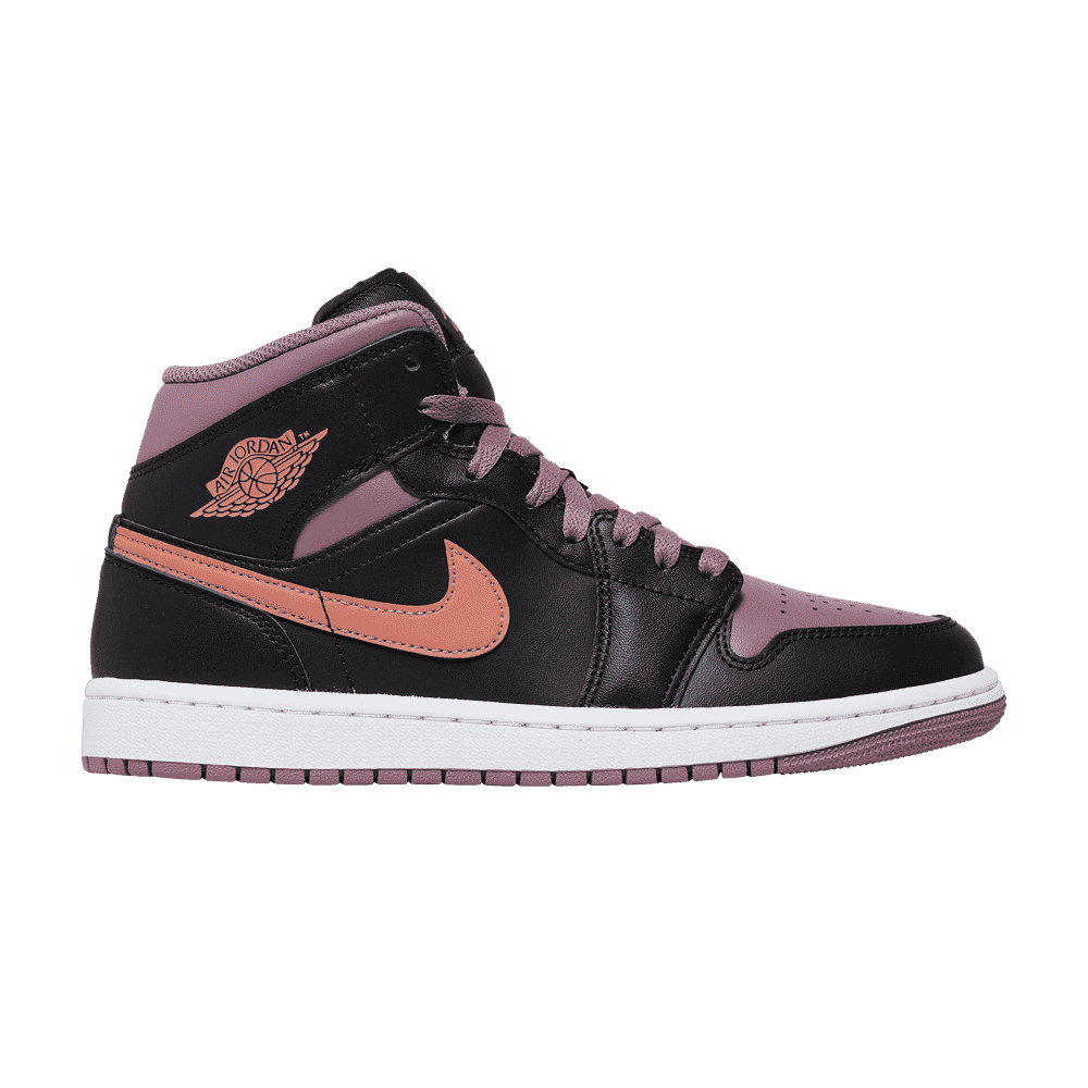 Air Jordan 1 Mid SE Siyah Gökyüzü J Mauve