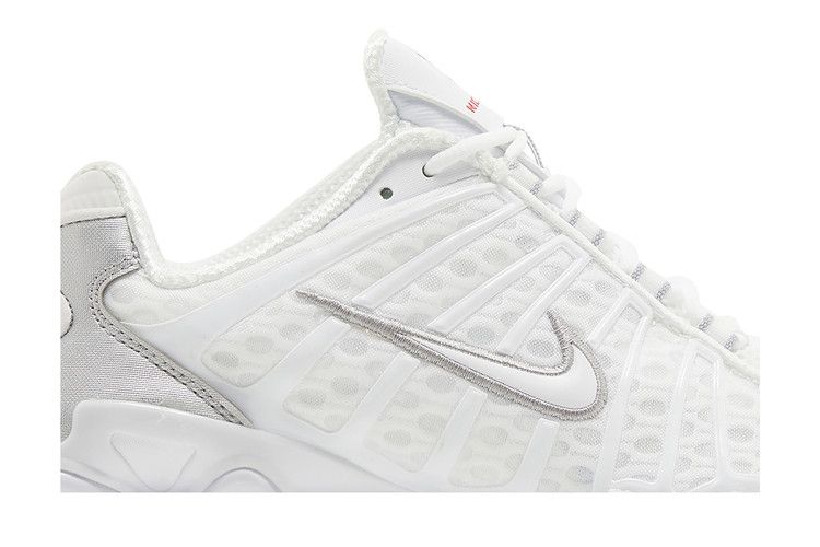 Nike Shox TL White Metallic Silver Max Orange - Nike Sneaker, Detailansicht 3