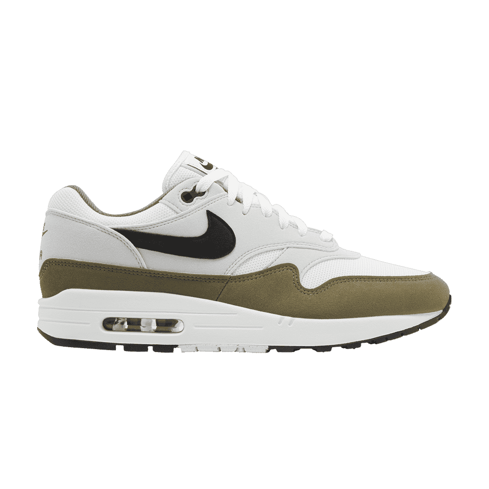 Air Max 1 Blanc Noir Olive Moyen