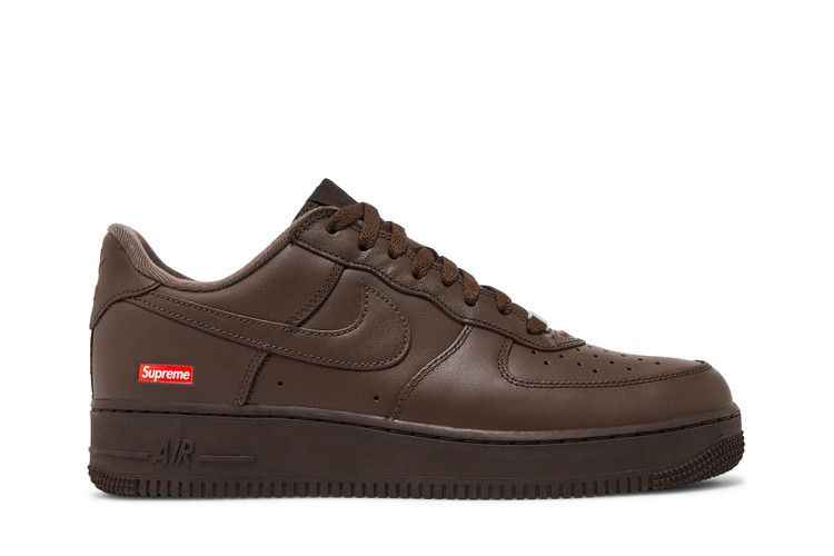 Supreme x Nike Air Force 1 Low Box Logo - Baroque Brown - Nike Sneaker