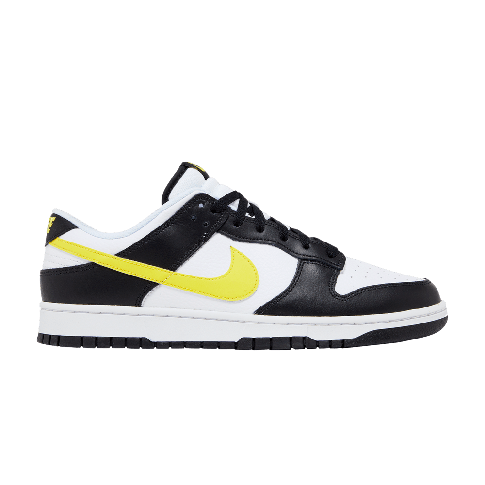 Nike Dunk Low Black Opti Yellow - Nike Sneaker, Detailansicht 2