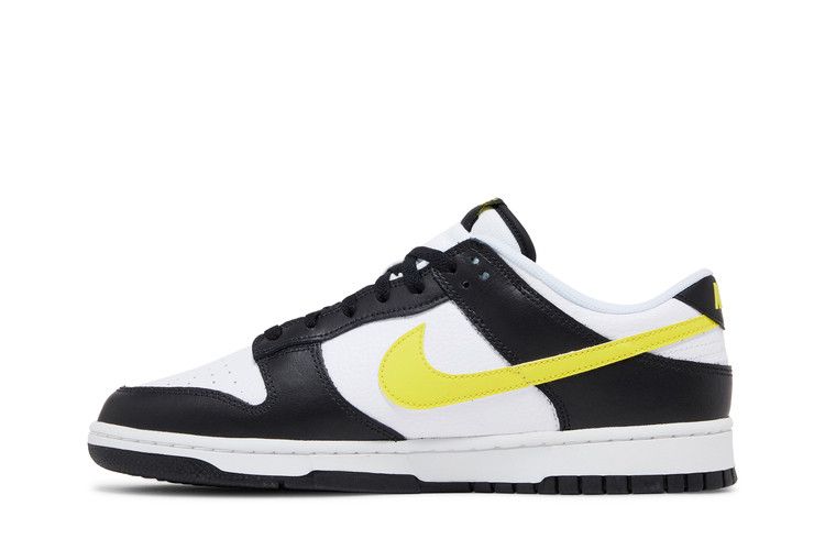 Nike Dunk Low Black Opti Yellow - Nike Sneaker, Detailansicht 5