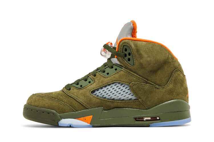 Air Jordan 5 Retro Olive (GS) - Air Jordan Sneaker, Detailansicht 4