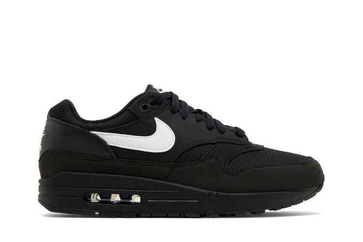 Air Max 1 Black White Swoosh - Nike Sneaker
