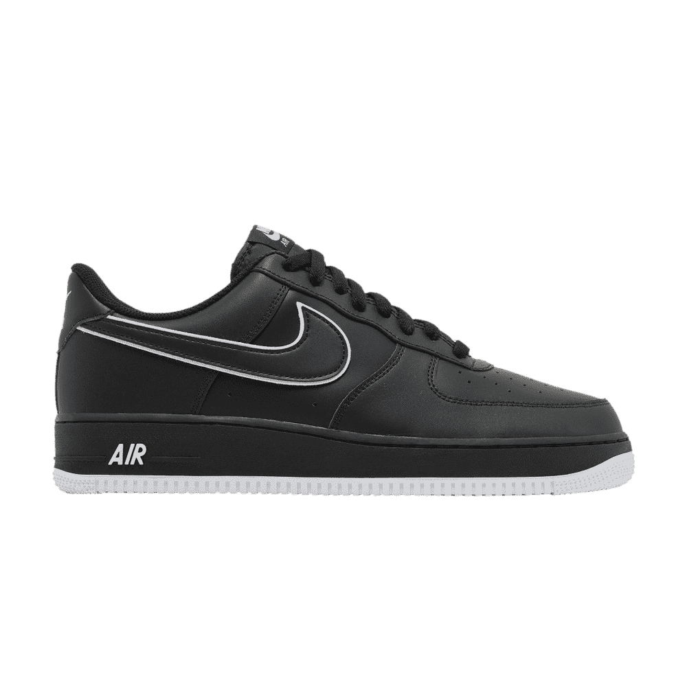 Nike Air Force 1 Low '07 Black White Sole - Nike Sneaker