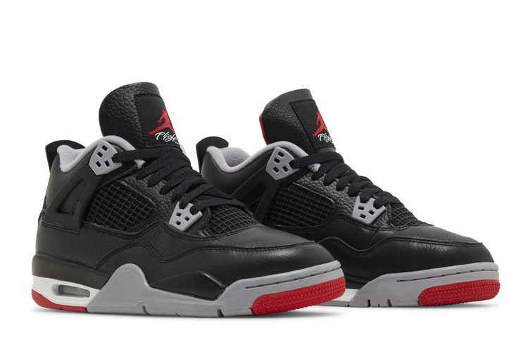 Air Jordan 4 Retro GS Bred Reimagined - Air Jordan Sneaker, Detailansicht 9