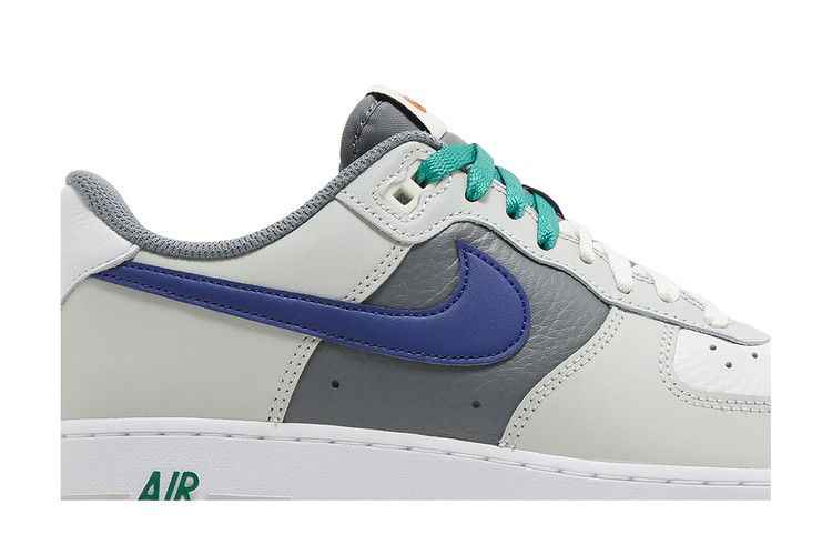 Nike Air Force 1 Low '07 LV8 Split Light Silver Deep Royal Blue - Nike Sneaker, Detailansicht 3
