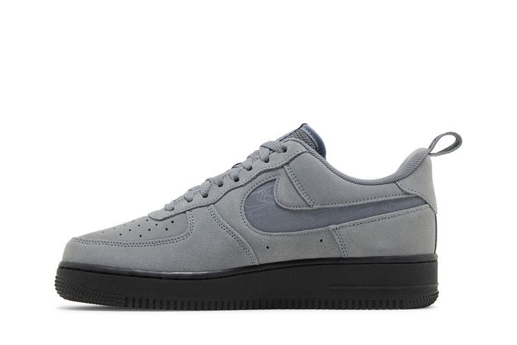 Nike Air Force 1 Low '07 LV8 Reflective Swoosh Cool Grey - Nike Sneaker, Detailansicht 4