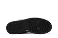 Air Jordan 1 Mid Weiß Schwarz - Nike Sneaker, Detailansicht 5