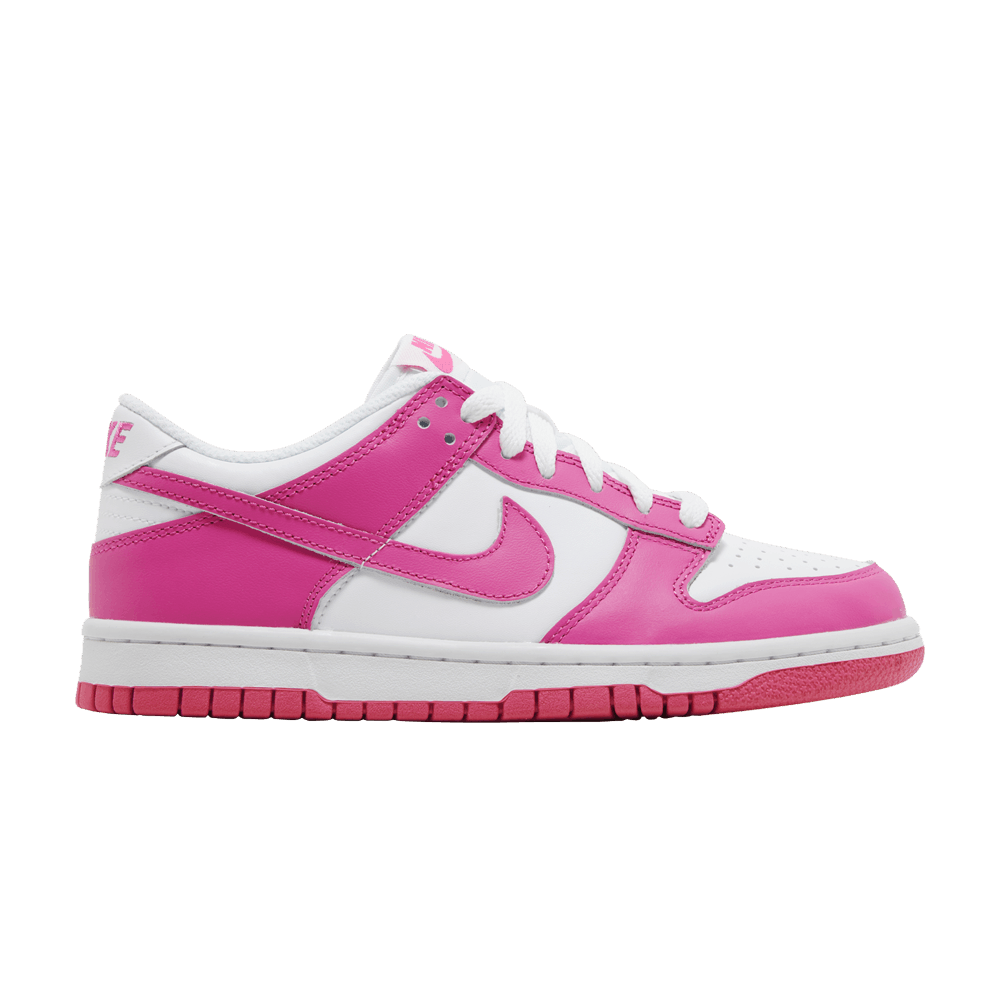 Nike Dunk Low GS Laser Fuchsia - Nike Sneaker, Detailansicht 2