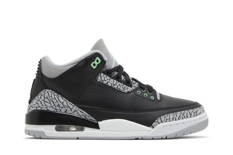 Air Jordan 3 verde pino gris cemento