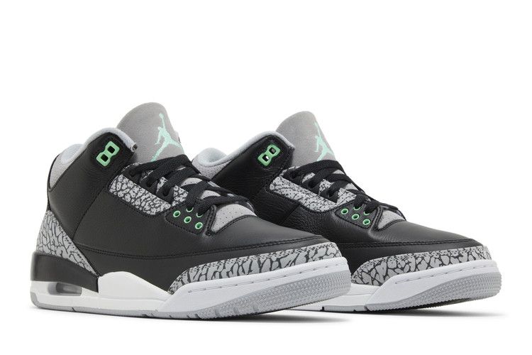 Air Jordan 3 Pine Green Cement Grey - Air Jordan Sneaker, Detailansicht 9