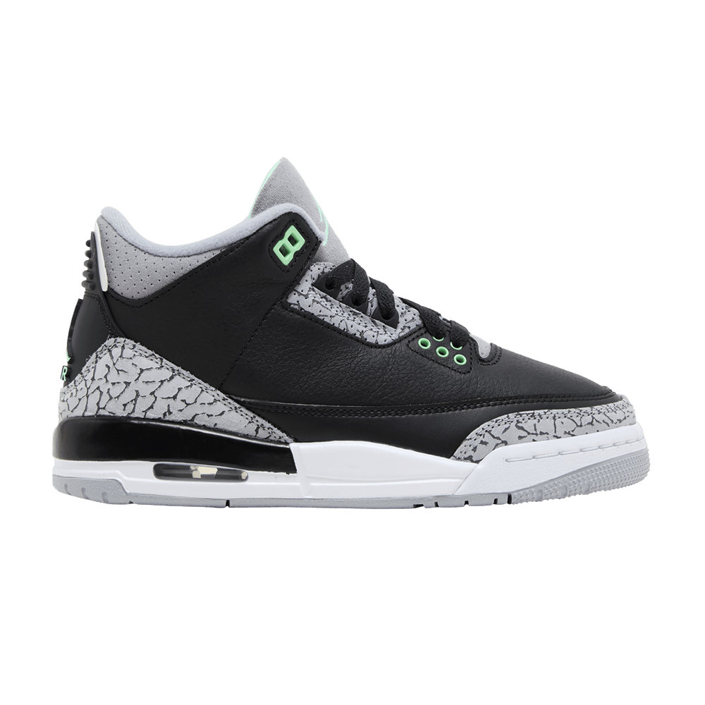 Air Jordan 3 Retro GS Green Glow - Air Jordan Sneaker