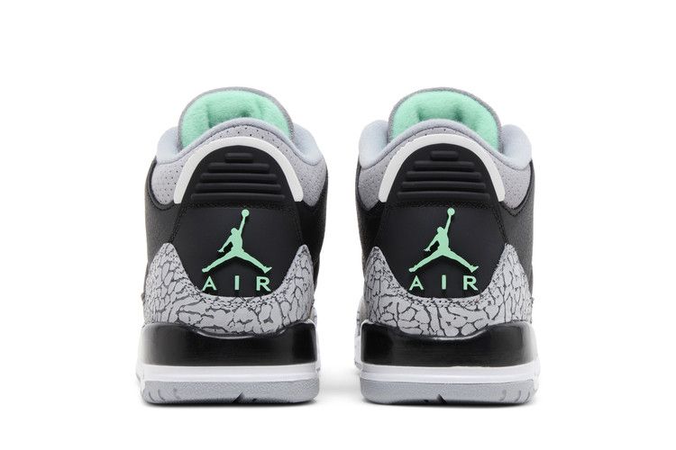 Air Jordan 3 Retro GS Green Glow - Air Jordan Sneaker, Detailansicht 7