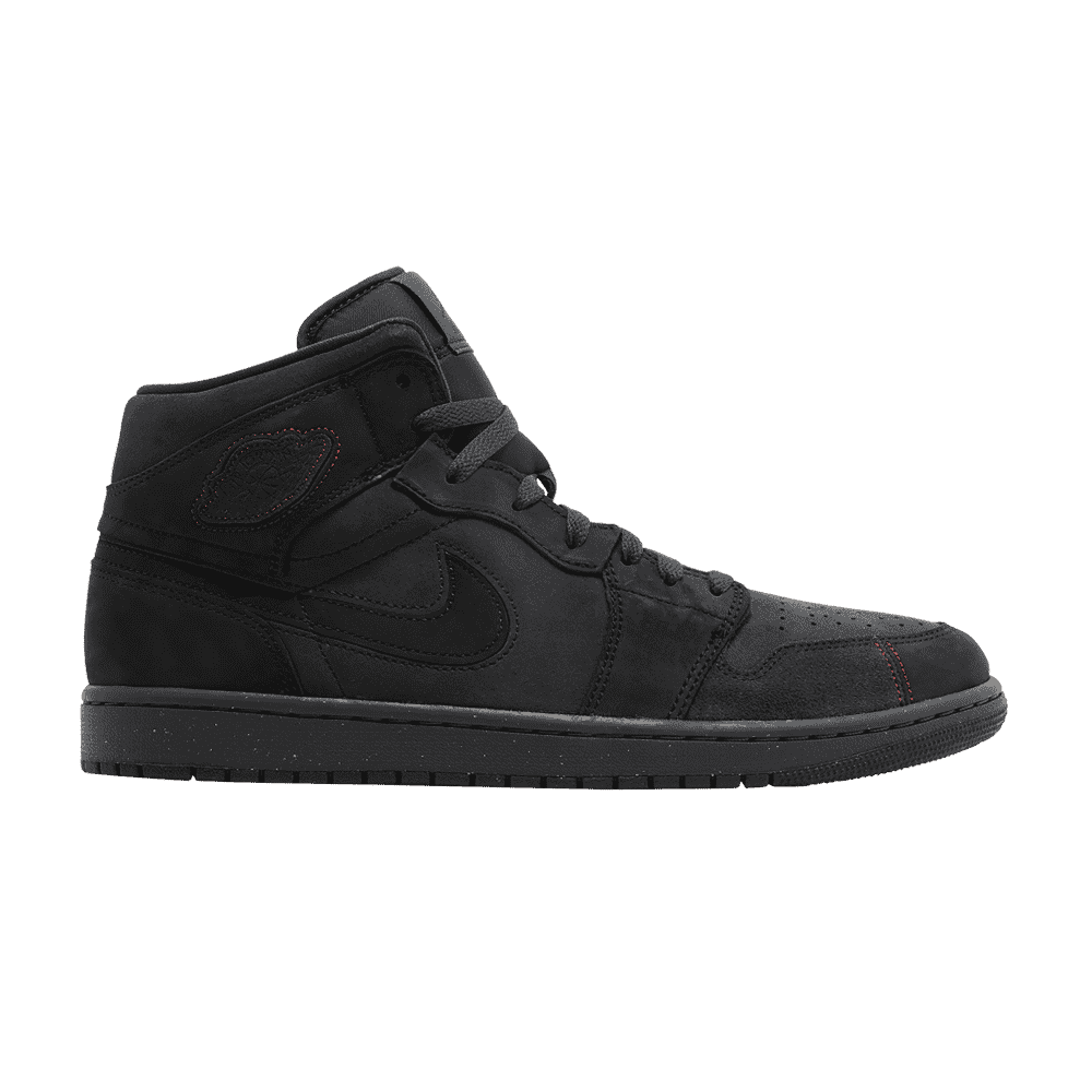 Air Jordan 1 Mid SE Craft Koyu Duman Kırmızı