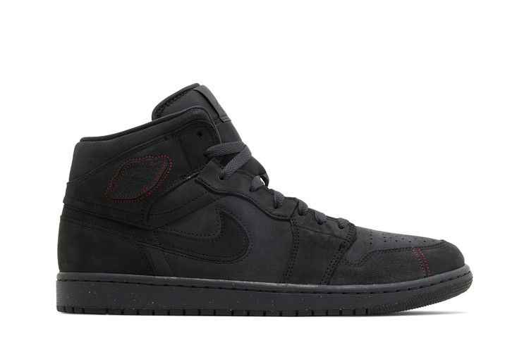 Air Jordan 1 Mid SE Craft Dark Smoke Red - Air Jordan Sneaker