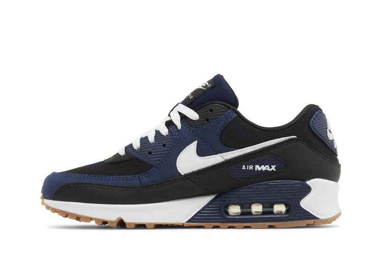 Nike Air Max 90 Midnight Navy Gum - Nike Sneaker, Detailansicht 4