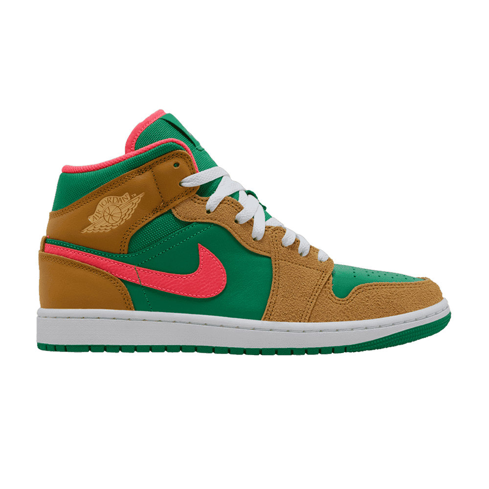 Air Jordan 1 Mid SE Wheat Watermelon