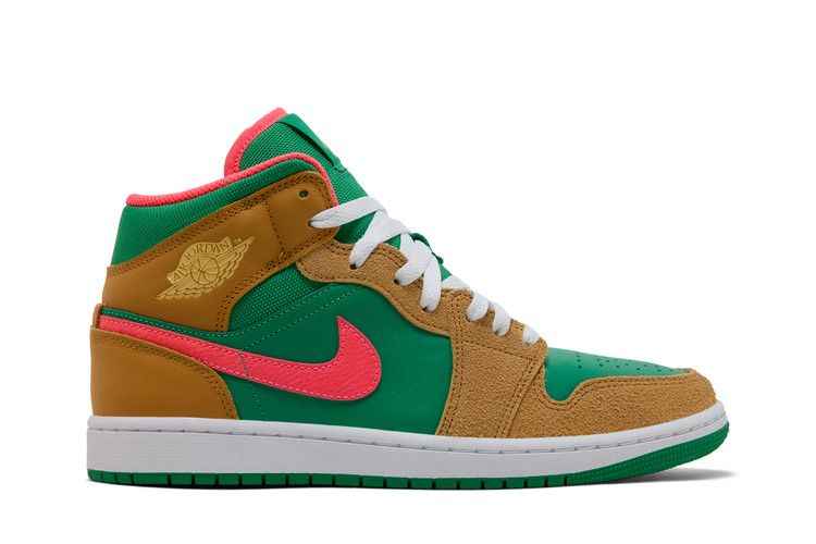 Air Jordan 1 Mid SE Wheat Watermelon