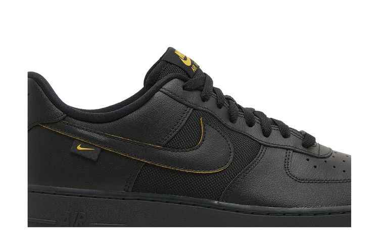Nike Air Force 1 Low '07 Ballistic Mesh Black University Gold - Nike Sneaker, Detailansicht 3
